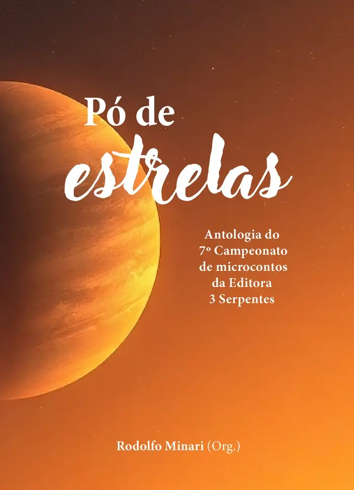 Capa do livro Pó de estrelas, antologia do 7º Campeonato de Microcontos
